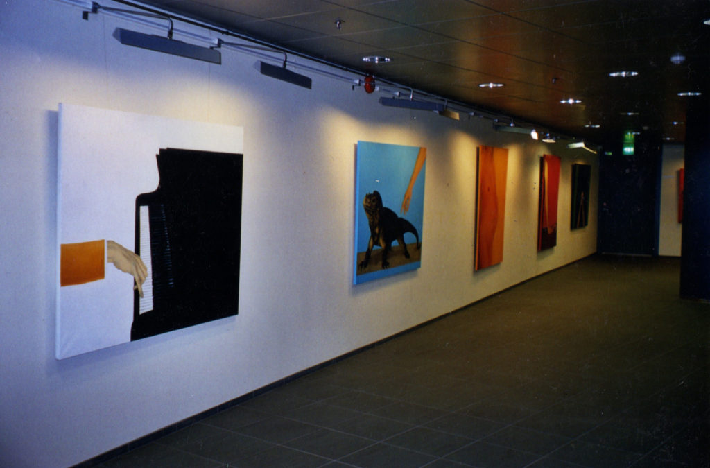 Minu esimene näitus Ühispanga galeriis. 2004